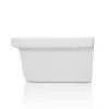 Pilozzo lavanderia sospeso 48x44 cm in ceramica bianco per interno ed esterno
