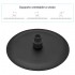 Set doccia nero opaco completo di soffione tondo 20 cm e miscelatore incasso