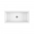 Lavabo a canale 90x45 cm dappoggio o sospeso in ceramica lucida 