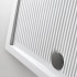 Piatto doccia 70x70 H 6.5 quadrato in ceramica bianca con antiscivolo Ferdy