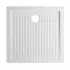 Piatto doccia 80x80 H 6.5 quadrato in ceramica bianca con antiscivolo Ferdy