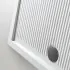 Piatto doccia 70x90 H 6.5 rettangolare in ceramica bianca con antiscivolo Ferdy