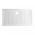 Piatto doccia 80x140 H 6.5 rettangolare in ceramica bianca con antiscivolo Ferdy