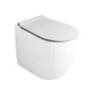 Copriwater originale serie Vignoni Simas bianco con chiusura soft-close