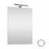 Specchio bagno 70x105 cm reversibile con luce LED naturale 