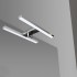 Specchio bagno 70x105 cm reversibile con luce LED naturale 