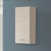 Pensile bagno sospeso H 69,5 cm in legno color larice con anta reversibile