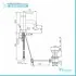 Set miscelatori lavabo bidet e vasca con kit doccia cromati Piralla Essenza scarico incluso