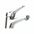Set miscelatori lavabo bidet e vasca con kit doccia cromati Piralla Ariel scarico incluso