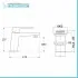 Set miscelatori cromati lavabo bidet e vasca con kit doccia Kubo