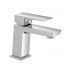 Set miscelatori lavabo bidet e doccia con deviatore cromo lucido Kubo