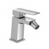 Set miscelatori lavabo bidet e doccia con deviatore cromo lucido Kubo