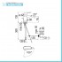 Set miscelatori lavabo bidet e doccia incasso Nobili Blues cromati a risparmio idrico
