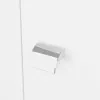 Mobile bagno a terra 55 cm Creta bianco lucido con lavabo e specchio