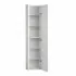 Colonna bagno sospesa 136h cm rovere bianco anta reversibile