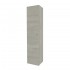 Colonna bagno sospesa 136h cm rovere grigio anta reversibile