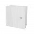 Pensile bagno 45 cm rovere bianco anta reversibile