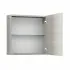 Pensile bagno 45 cm rovere grigio anta reversibile