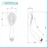 Doccetta monogetto in abs cromato anticalcare