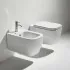 Sanitari sospesi rimless Simas Henges con sedile soft close incluso
