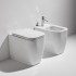 Sanitari filomuro rimless Simas Henges con sedile soft close incluso