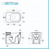 Sanitari filomuro rimless Simas Henges con sedile soft close incluso