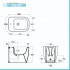 Sanitari filomuro rimless Simas Henges con sedile soft close incluso