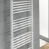 Stendino scalda salviette per termoarredo in acciaio grigio