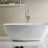 Rubinetto vasca a pavimento freestanding cromato 