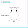 Sedile wc originale per water bidet combinato per disabili e anziani