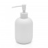 Dispenser sapone liquido dappoggio grigio chiaro in ceramica soft touch