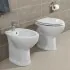 Bidet per anziani e disabili con altezza 49 cm e foro per rubinetto 