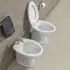 Bidet per anziani e disabili con altezza 49 cm e foro per rubinetto 