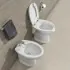 Set sanitari per disabili con apertura frontale, INCLUSO il copriwc