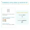Termoarredo bagno cromato 50x180 interasse 45 cm