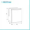 Mini frigo da incasso o libera installazione 28 Lt A+ silenzioso
