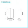 Asciugamani elettrico bianco con fotocellula risparmio energetico 1000 W