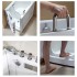 Vasca da bagno per disabili 101x72x100 porta con apertura a destra