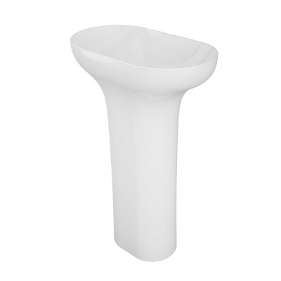 Lavabo freestanding bianco Des in ceramica