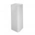 Lavabo freestanding squadrato Petit bianco in ceramica