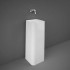 Lavabo freestanding squadrato Petit bianco in ceramica