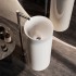 Lavabo freestanding da terra tondo Petit bianco in ceramica