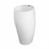 Lavabo da terra freestanding Cloud bianco opaco in ceramica