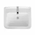 Lavabo sospeso 45x35 salvaspazio bianco in ceramica