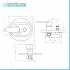 Set miscelatori lavabo bidet incasso doccia con deviatore nichel nero satinato Lizzy