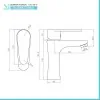 Set miscelatori lavabo bidet incasso doccia con deviatore cromati Lizzy