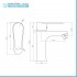 Set miscelatori lavabo bidet incasso doccia con deviatore cromati Lizzy