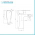 Set miscelatori lavabo bidet incasso doccia con deviatore cromati Lizzy