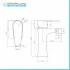 Set miscelatori lavabo bidet incasso doccia con deviatore cromati Lizzy