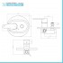 Set miscelatori lavabo bidet incasso doccia con deviatore cromati Lizzy